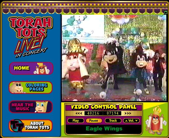 Torah Tots Live Enlargement

 Use the BACK button at any time to return