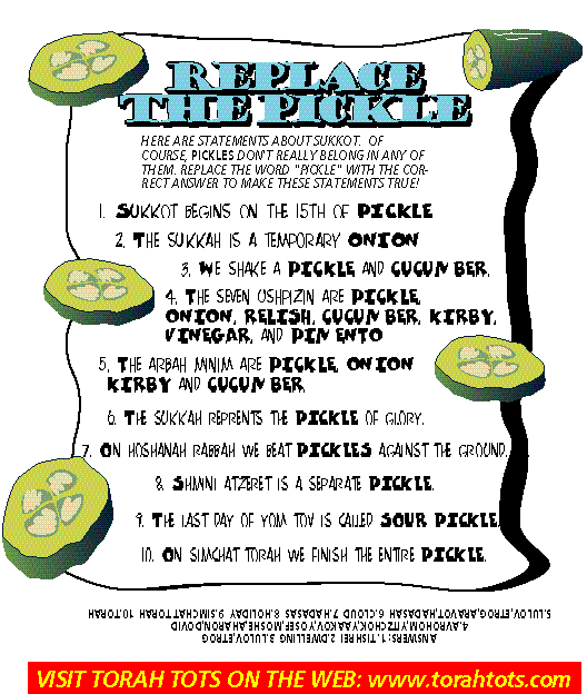 Replace the Pickle
