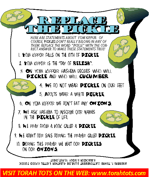 Replace the Pickle