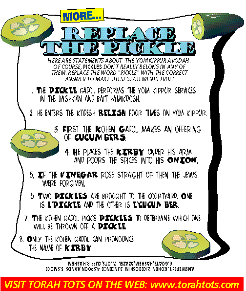 More Replace the Pickle