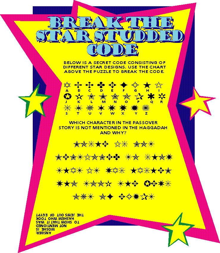 Pesach Secret Code