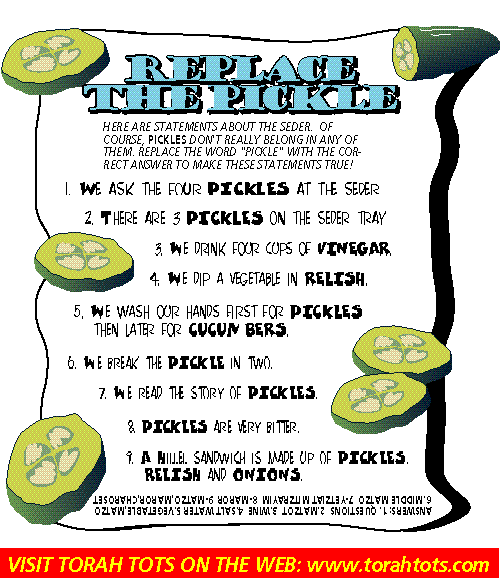 Pesach Replace the Pickle 1
