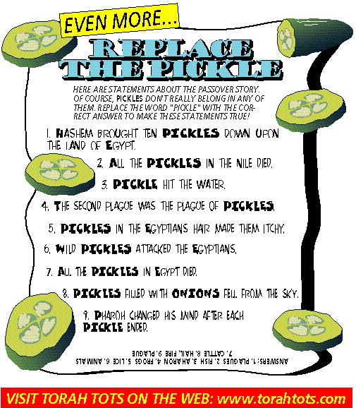 Pesach Replace the Pickle 3