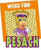 Pesach Word Find
